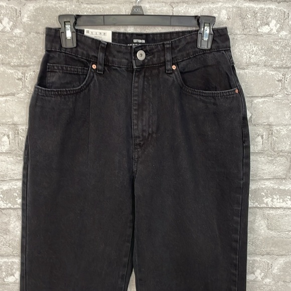 Cotton On Black Long Straight Leg Jeans - Picture 2 of 8